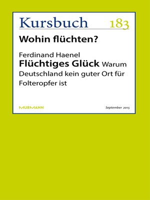 cover image of Flüchtiges Glück